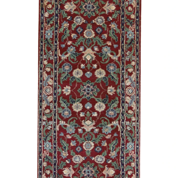 2' 8" x 9' 11" ROSE AND   FLORAL PERSIAN RUG
