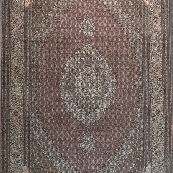 2' 5" x 3' 3" - RED AND BLUE KASHAN FLORAL PERSIAN RUG ( 73 x 99 CM )