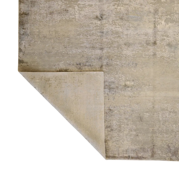 8' 0" x 10' 0" - GRAY AND TAUPE MODERN MODERN INDIAN RUG