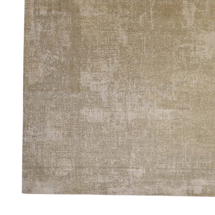 8' 0" x 10' 0" - GRAY AND BEIGE MODERN MODERN INDIAN RUG