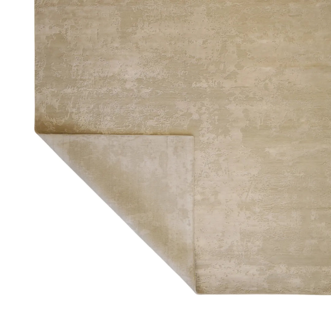 8' 2" x 10' 1" - GRAY AND WHITE MODERN MODERN INDIAN RUG