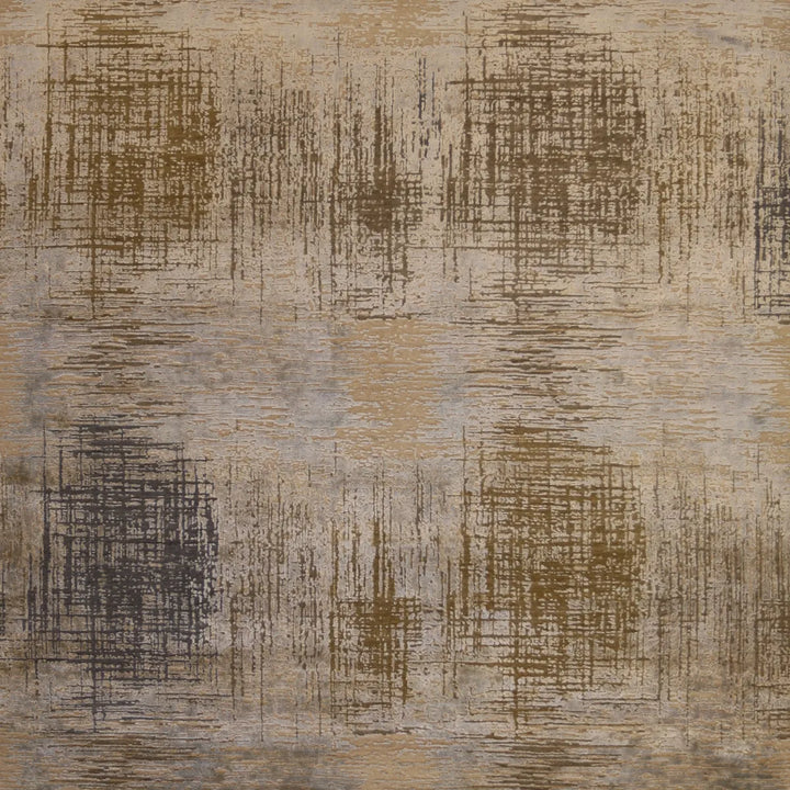 8' 0" x 9' 11" - GRAY AND BLUE MODERN MODERN INDIAN RUG
